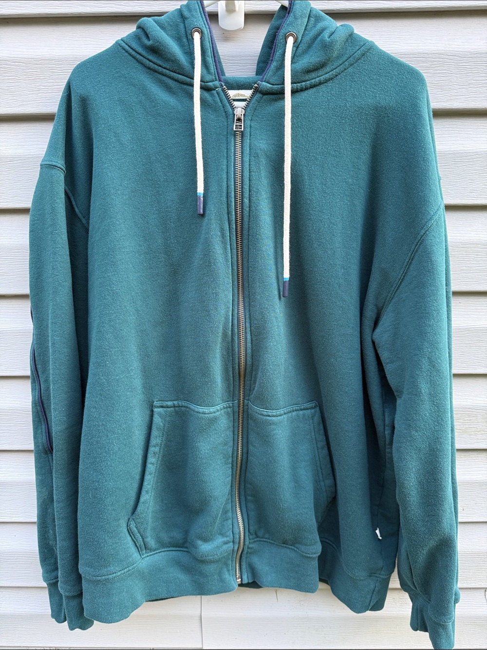 Cotopaxi Mens Do Good Full Zip Hoodie Jacket‎ Green Organic Cotton XL